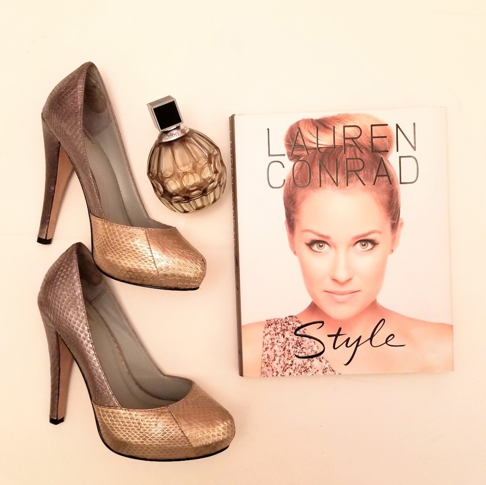 Halston Heritage Platform Heels